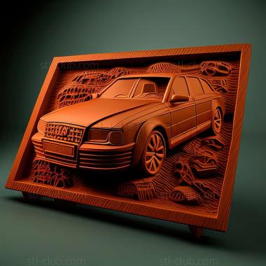 3D мадэль Audi A4 B5 (STL)
